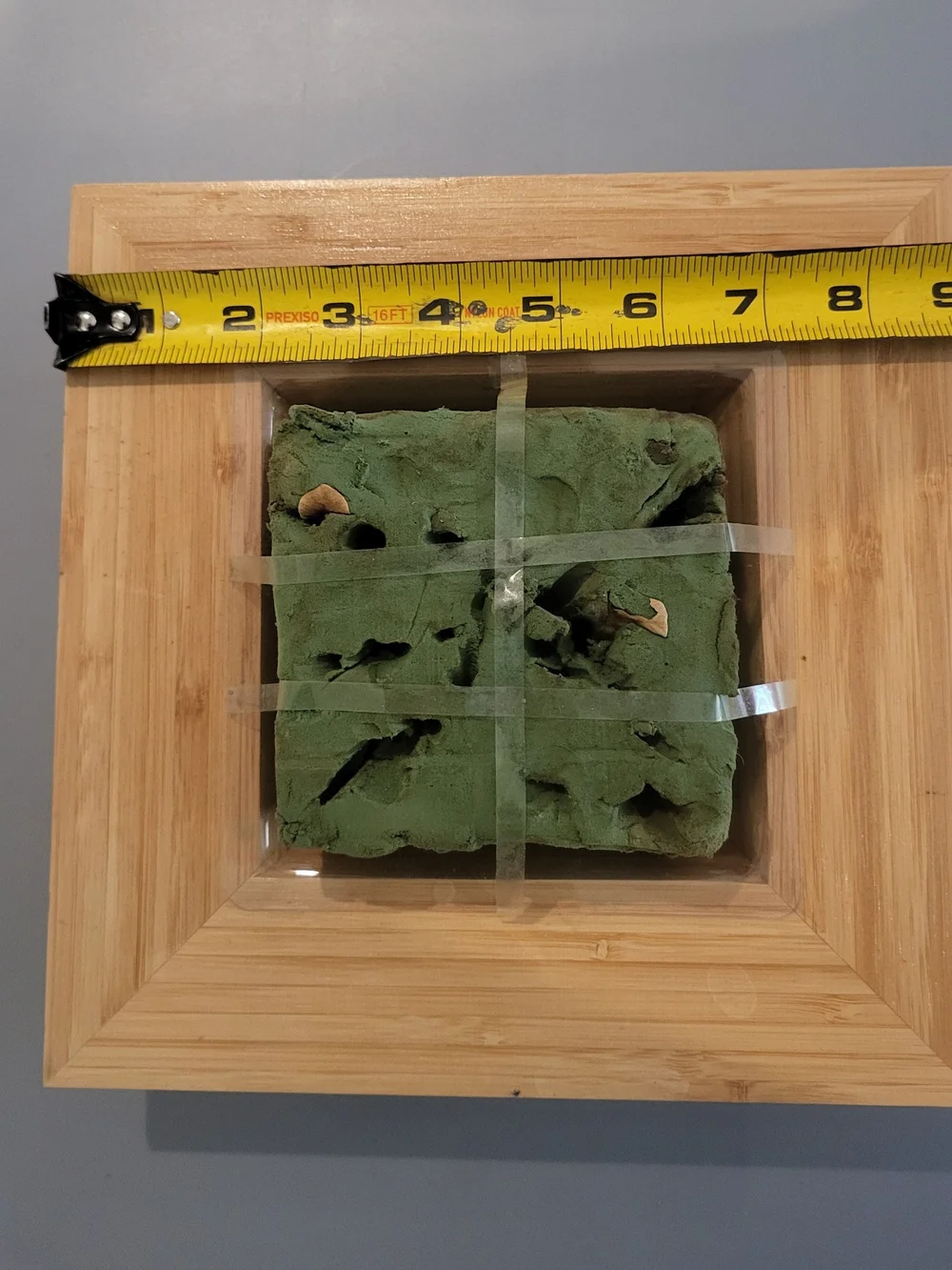 Teleflora Bamboo Square Floral Planter Decor